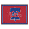 MLB - Philadelphia Phillies Bell 8ft. x 10 ft. Plush Area Rug