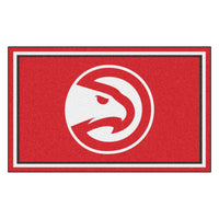 NBA - Atlanta Hawks 4ft. x 6ft. Plush Area Rug