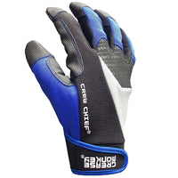 Grease Monkey Crew Chief Crew Chief Gloves Blue/Black/Gray XL 1 pk