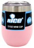 Nice Wpf-519572 12 Oz Pink Vacuum-Insulated Stainless-Steel Wine Tumbler (Pack of 10)