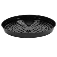 Curtis Wagner Plastics Corp Blk-812 12 Black Vinyl Plant Saucer (Pack of 25)