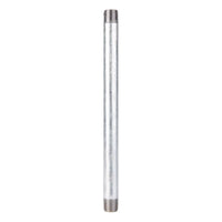 STZ Industries 1/2 in. MIP each X 1/2 in. D MIP Galvanized Steel 12 in. L Nipple