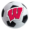 University of Wisconsin Soccer Ball Rug - 27in. Diameter