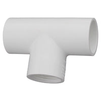 Charlotte Pipe Schedule 40 1/2 in. Slip x 1/2 in. Dia. Slip PVC Tee (Pack of 25)