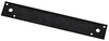 National Hardware 10 in. H X 1.5 in. W X 0.125 in. D Black Carbon Steel Flat Strap Brace