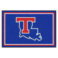 Louisiana Tech University 5ft. x 8 ft. Plush Area Rug