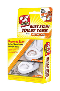 Rustaid Esx20002 Goof Off® Rust Stain Preventer Toilet Tabs 2 Count  (Pack Of 12)