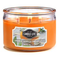 Candle Lite Orange Orange Vanilla Dreamsicle Scent Candle 10 oz (Pack of 4)