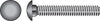 Hillman 1/4 in. X 2 in. L Stainless Steel Carriage Bolt 50 pk