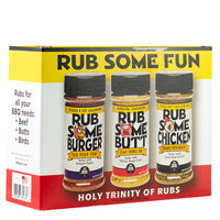 Rub Your Meat Assorted BBQ Rub Set 3 pc.