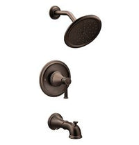 Oil rubbed bronze Posi-Temp(R) tub/shower