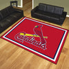 MLB - St. Louis Cardinals 8ft. x 10 ft. Plush Area Rug