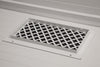 Steelcrest Designer 14 X 8 Wall /Ceiling White Return Vent Cover, With Face Mounting Screw Holes, No Damper