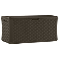 Suncast Brown Plastic 134 gal. Capacity Deck Box 55 W x 29 D in.