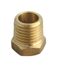 JMF 3/4 in. MPT x 1/2 in. Dia. FPT Yellow Brass Hex Bushing (Pack of 5)