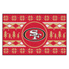 NFL - San Francisco 49ers Holiday Sweater Rug - 19in. x 30in.