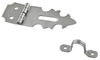 National Hardware Satin Nickel Steel 1-7/8 in. L Decorative Hasp 1 pk