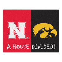 House Divided - Nebraska / Iowa House Divided Rug