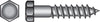 Hillman 1/2 in. X 8 in. L Hex Hot Dipped Galvanized Steel Lag Screw 25 pk