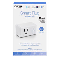 Feit Smart Home Residential Plastic Smart Plug with Night Light 1-15R