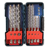 Bosch Bulldog SDS-Plus Shank Steel Drill Bit Set for Masonry