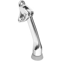 V238 4" Kickdown Door Stop - Chrome