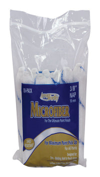 ArroWorthy Microfiber 6.5 in. W X 3/8 in. Mini Paint Roller Cover 10 pk