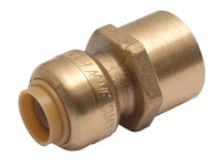 SharkBite 1/2 in. Push X 3/4 in. D FPT Brass Reducing Connector