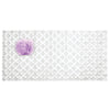 iDesign Orbz 27 in. L X 14 in. W Clear Plastic Bath Mat