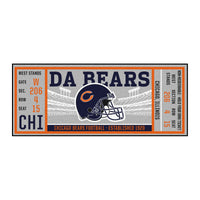 NFL - Chicago Bears Ticket Runner Rug - 30in. x 72in.