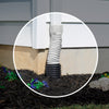 Amerimax Flex-A-Spout 3.75 in. H X 3.75 in. W X 16 in. L White Vinyl Flexible Downspout Extension