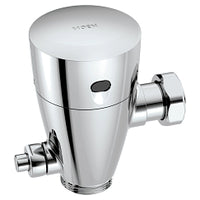 Chrome electronic flush valve 1 1/2" water closet retro fit