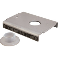 Prime-Line Mill Silver Steel Bracket 2 pc