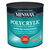 Minwax Polycrylic Semi-Gloss Crystal Clear Water-Based Polyurethane 1 qt