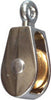 Campbell Chain 1 in. Dia. Nickel Copper Ridge Eye Single Eye Pulley