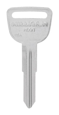 HILLMAN Automotive Key Blank Double sided For Honda (Pack of 10)