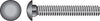 Hillman 0.375 in. X 4 in. L Stainless Steel Carriage Bolt 25 pk