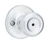 Kwikset  Tylo  Satin Chrome  Steel  Privacy Knob  3  Right or Left Handed