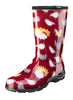 Sloggers Women's Garden/Rain Boots 7 US Barn Red