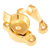 Prime-Line Brass-Plated Gold Die-Cast Zinc Sash Lock 1 pk