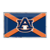 Auburn University State Flag Aluminum Emblem