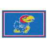 University of Kansas 4ft. x 6ft. Plush Area Rug