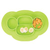 iDesign Lime Silicone Divided Placement Plate