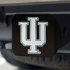 Indiana University Black Metal Hitch Cover