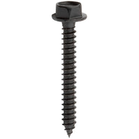 V1864 #10 x 1-1/2" Galvanized Hex Head Screw 16/pk - Black