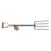 Flexrake Classic 4 Tine Forged Steel Spading Fork 40 in. Wood Handle