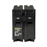 Square D HomeLine 60 amps Standard 2-Pole Circuit Breaker