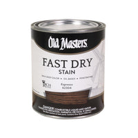 Old Masters Semi-Transparent Espresso Oil-Based Alkyd Fast Dry Wood Stain 1 qt