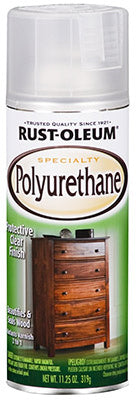 Rustoleum 7871 830 11 Oz Clear Semi-Gloss Polyurethane (Pack of 6)