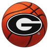 University of Georgia Black Basketball Rug - 27in. Diameter